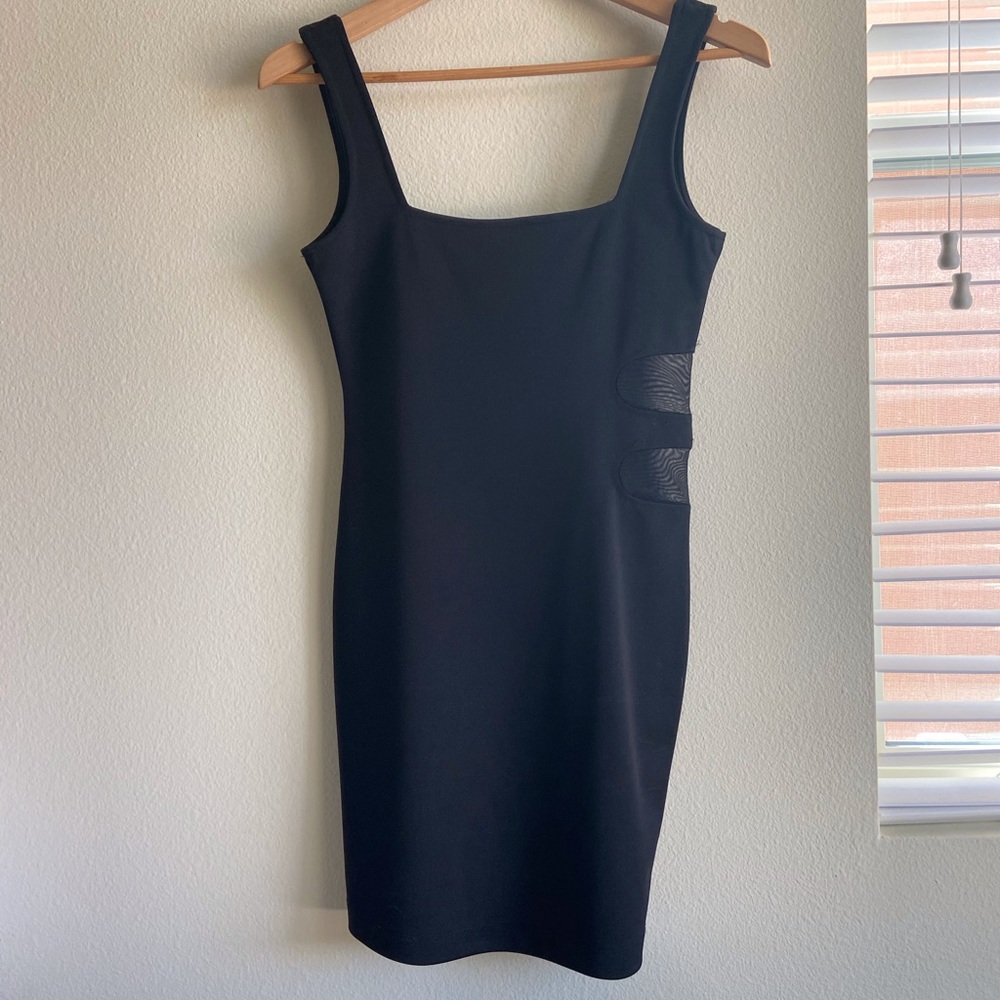 Literature Noir Black Bandage Mini Dress